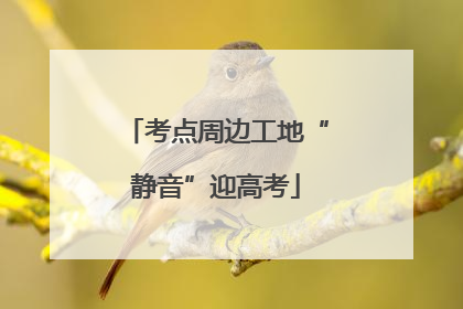 考点周边工地“静音”迎高考