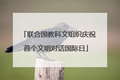 联合国教科文组织庆祝首个文明对话国际日