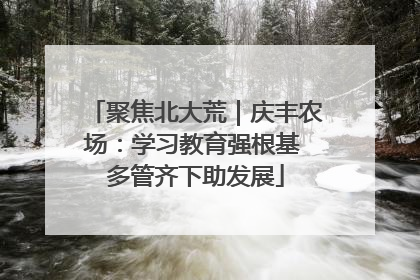 聚焦北大荒｜庆丰农场：学习教育强根基 多管齐下助发展