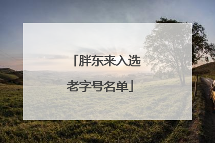 胖东来入选老字号名单