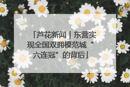 芦花新闻｜东营实现全国双拥模范城“六连冠”的背后