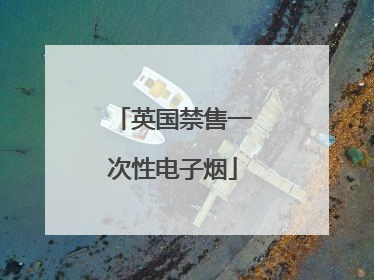 英国禁售一次性电子烟