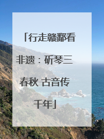 行走赣鄱看非遗：斫琴三春秋 古音传千年