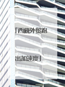 西藏外贸跑出加速度