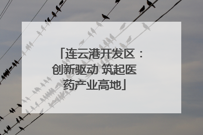连云港开发区：创新驱动 筑起医药产业高地
