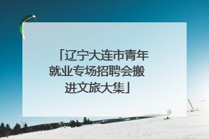 辽宁大连市青年就业专场招聘会搬进文旅大集