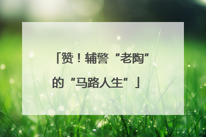 赞！辅警“老陶”的“马路人生”