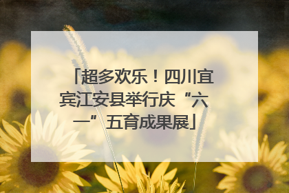 超多欢乐！四川宜宾江安县举行庆“六一”五育成果展