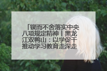 锲而不舍落实中央八项规定精神丨黑龙江双鸭山：以学促干推动学习教育走深走实 从小事入手写好“民生答卷”