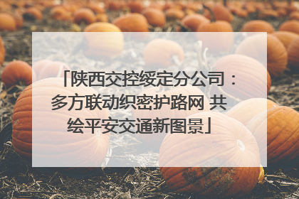 陕西交控绥定分公司：多方联动织密护路网 共绘平安交通新图景