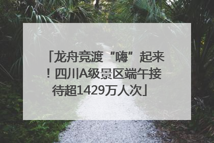 龙舟竞渡“嗨”起来！四川A级景区端午接待超1429万人次