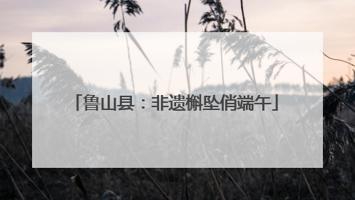 鲁山县：非遗槲坠俏端午