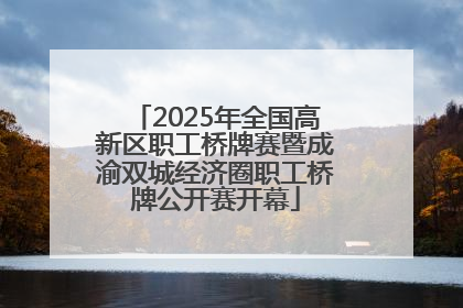 2025年全国高新区职工桥牌赛暨成渝双城经济圈职工桥牌公开赛开幕