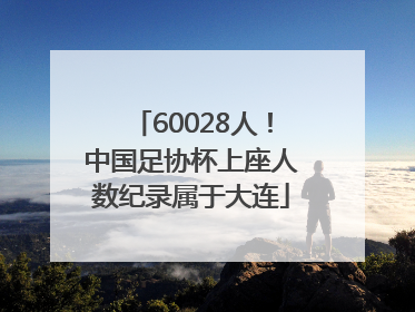 60028人！中国足协杯上座人数纪录属于大连