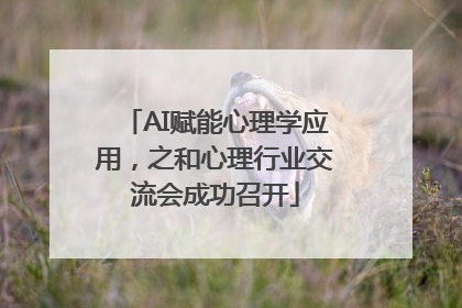 AI赋能心理学应用，之和心理行业交流会成功召开