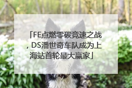 FE点燃零碳竞速之战，DS潘世奇车队成为上海站首轮最大赢家