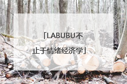 LABUBU不止于情绪经济学